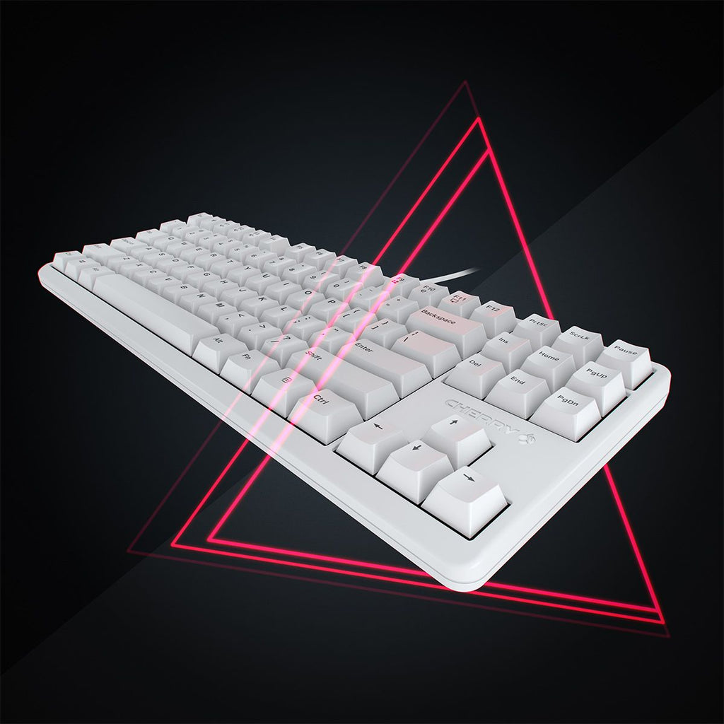 CHERRY G80-3000S TKL Keyboard (Black/White)