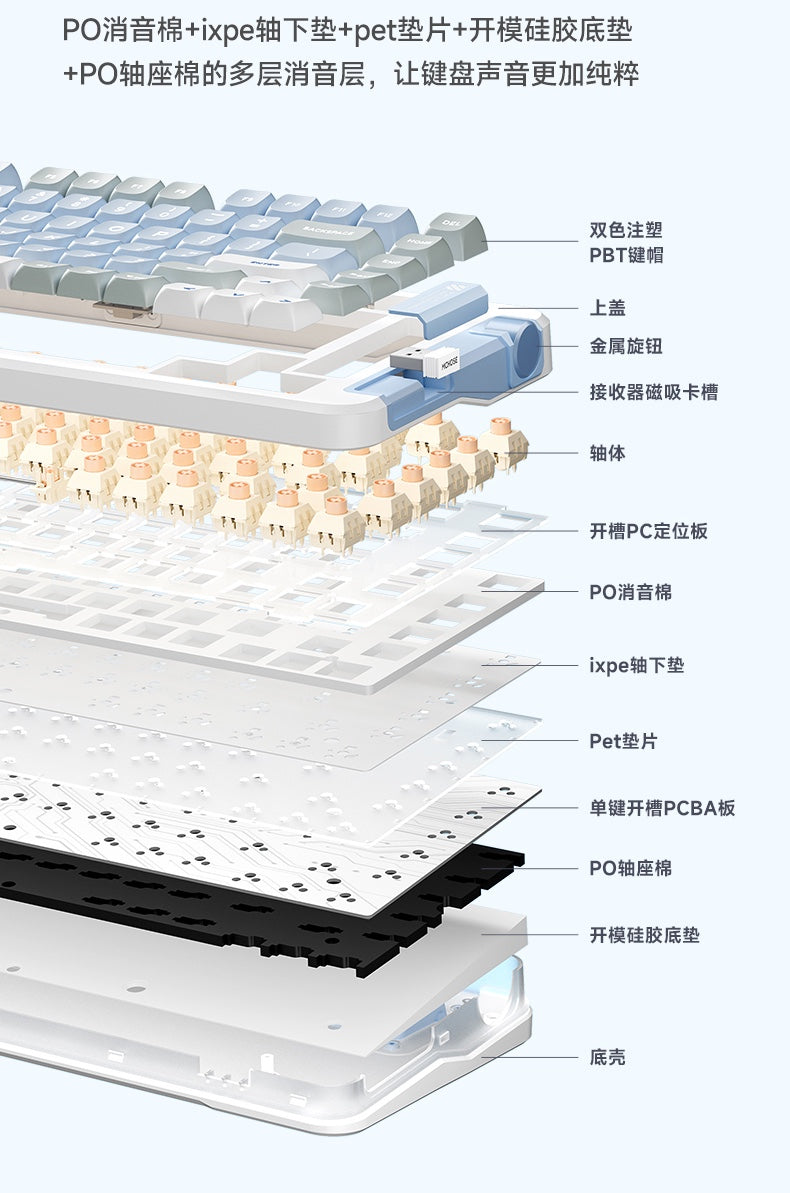 MCHOSE X75 RGB MECHANICAL KEYBOARD 機械鍵盤