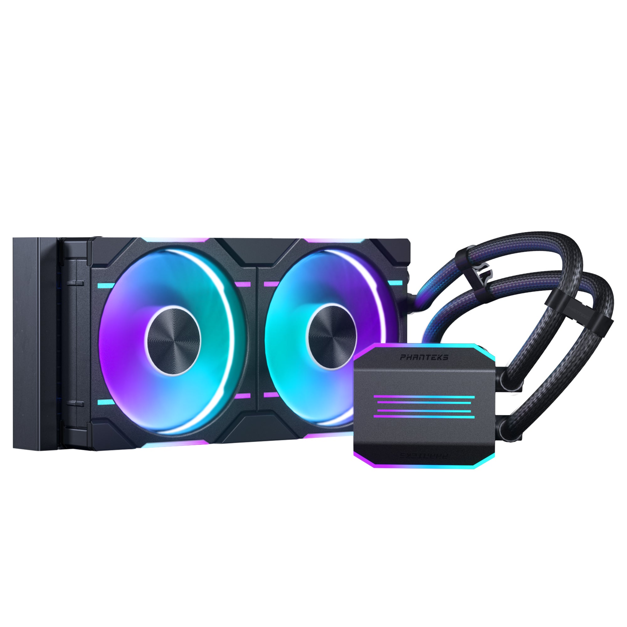 Phanteks Glacier One 240D30 D-RGB 240mm AIO LIQUID CPU COOLER 水冷 (黒/白)