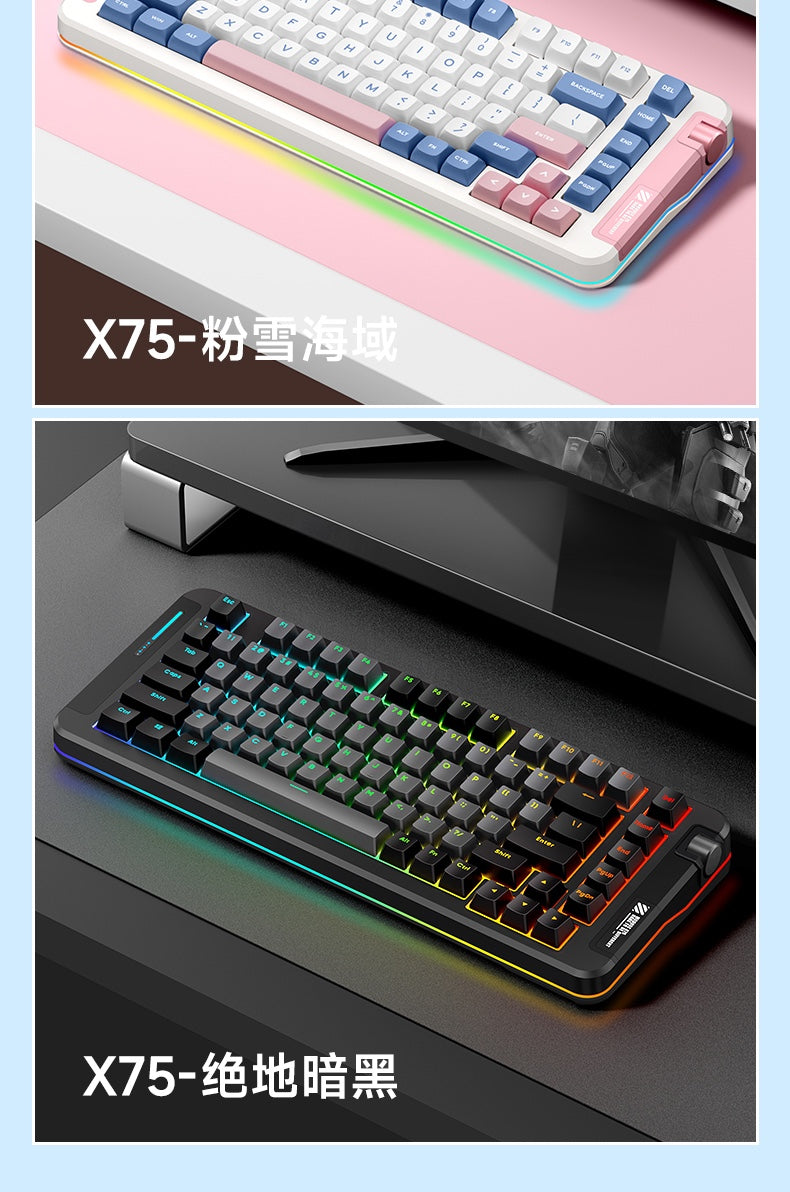 MCHOSE X75 RGB MECHANICAL KEYBOARD 機械鍵盤