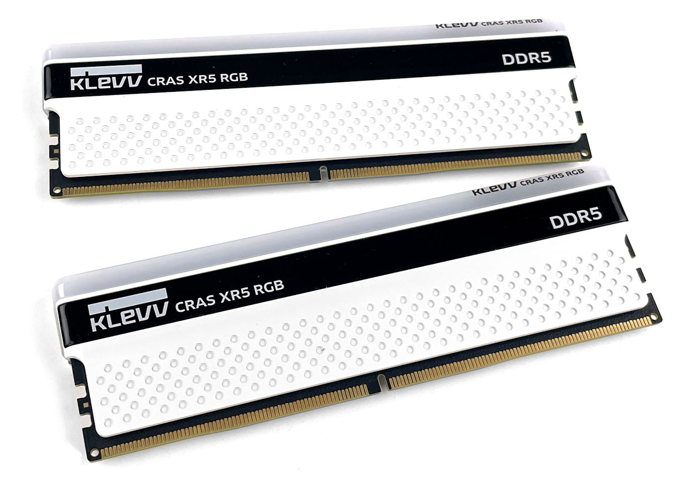 【電腦節限定】KLEVV Cras XR5 RGB DDR5 記憶體 白 (Support XMP & EXPO)