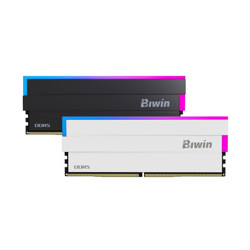 Biwin Black Opal DW100 DDR5 RGB RAM 記憶體 (黑/白) 6000Mhz 32GB (16GB X2)