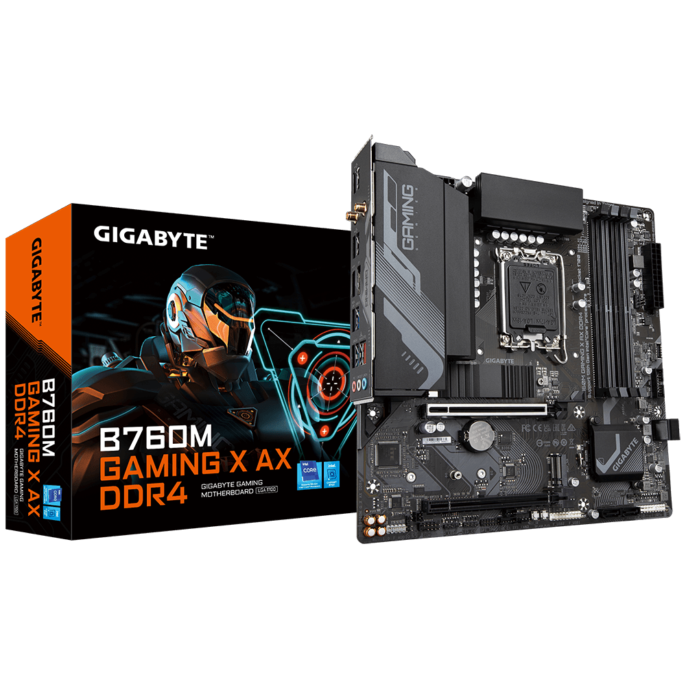 GIGABYTE 技嘉B760M GAMING X AX DDR4 Micro-ATX 主机板(DDR4)