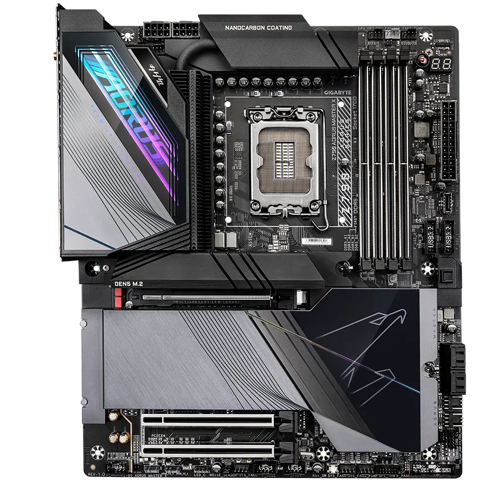 GIGABYTE 技嘉Z790 AORUS MASTER X E-ATX 主机板(DDR5) 