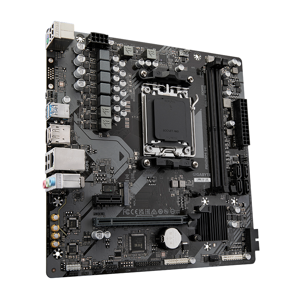 GIGABYTE 技嘉A620M H Micro-ATX 主机板(DDR5)