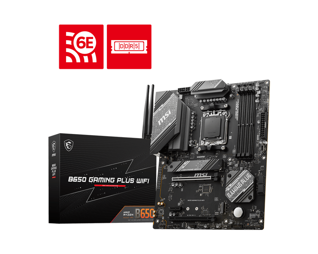 MSI 微星 B650 GAMING PLUS WIFI ATX 主機板 (DDR5)