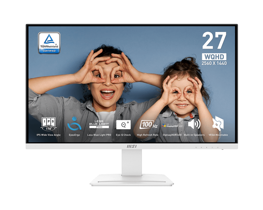 MSI 微星 PRO MP273QW E2 MONITOR 專業顯示器 27" QHD 100Hz IPS 内置喇叭 - 2560 x 1440