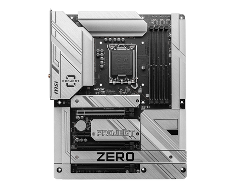 MSI 微星 Z790 PROJECT ZERO ATX 白色背插主機板 (DDR5)