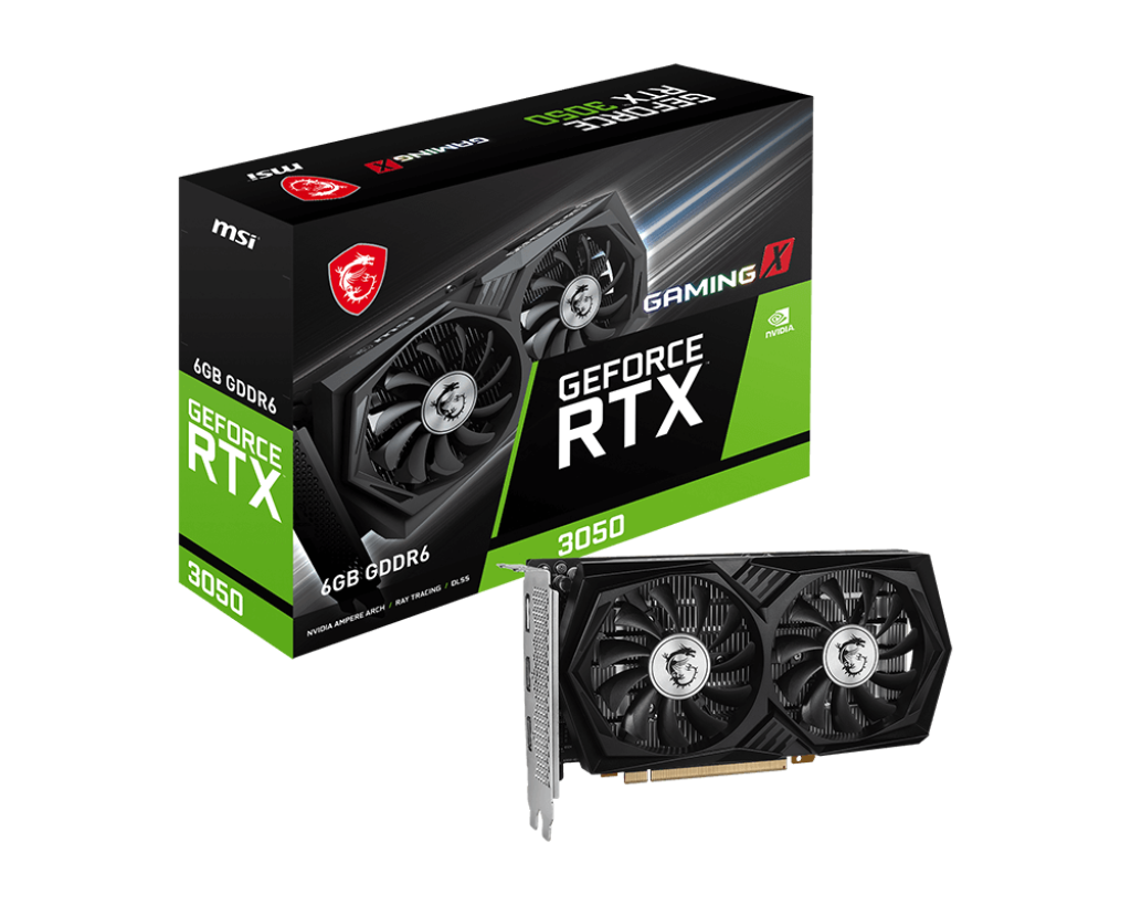 MSI 微星 GAMING X GeForce RTX 3050 6G OC 顯示卡