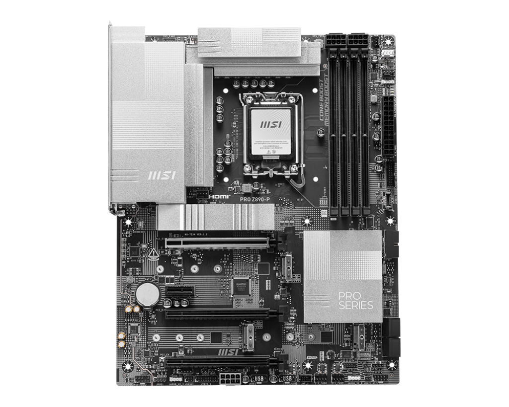 MSI 微星 PRO Z890-P ATX 白色主機板 (DDR5)