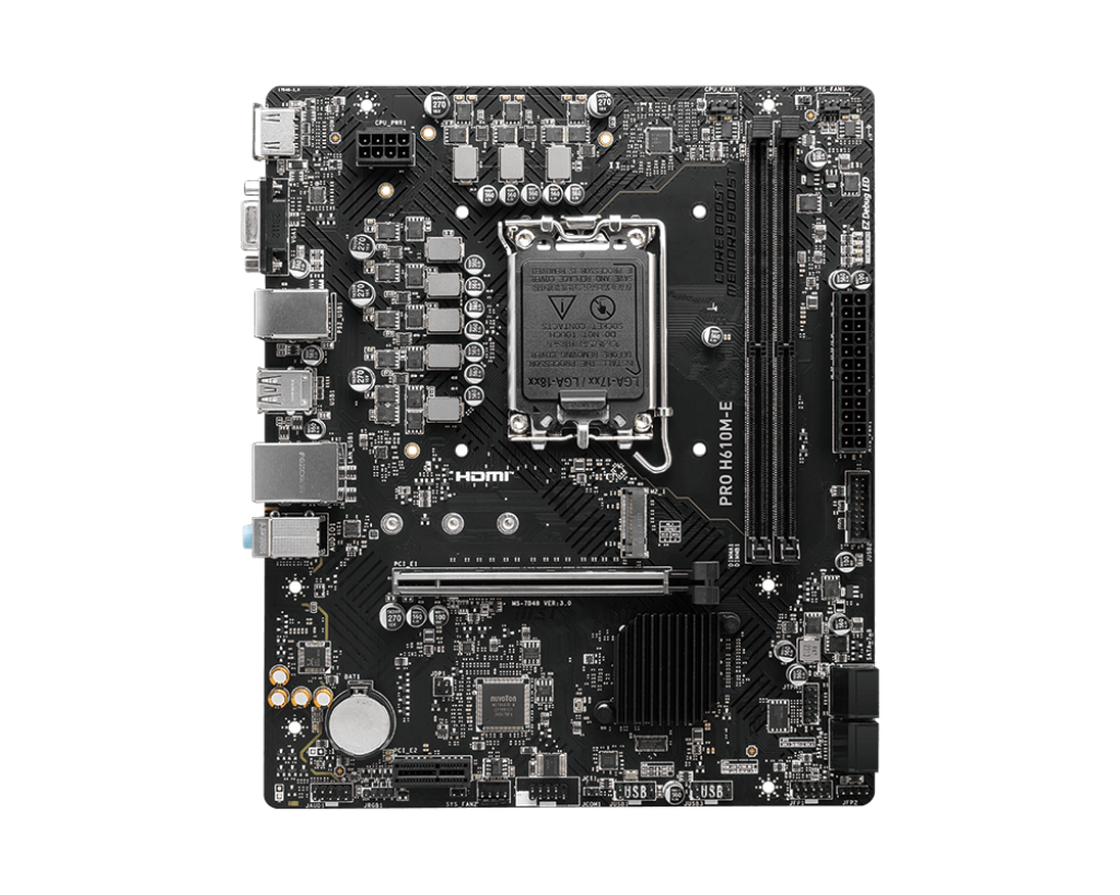 MSI 微星PRO H610M-E D5 Micro-ATX 主机板(DDR5)