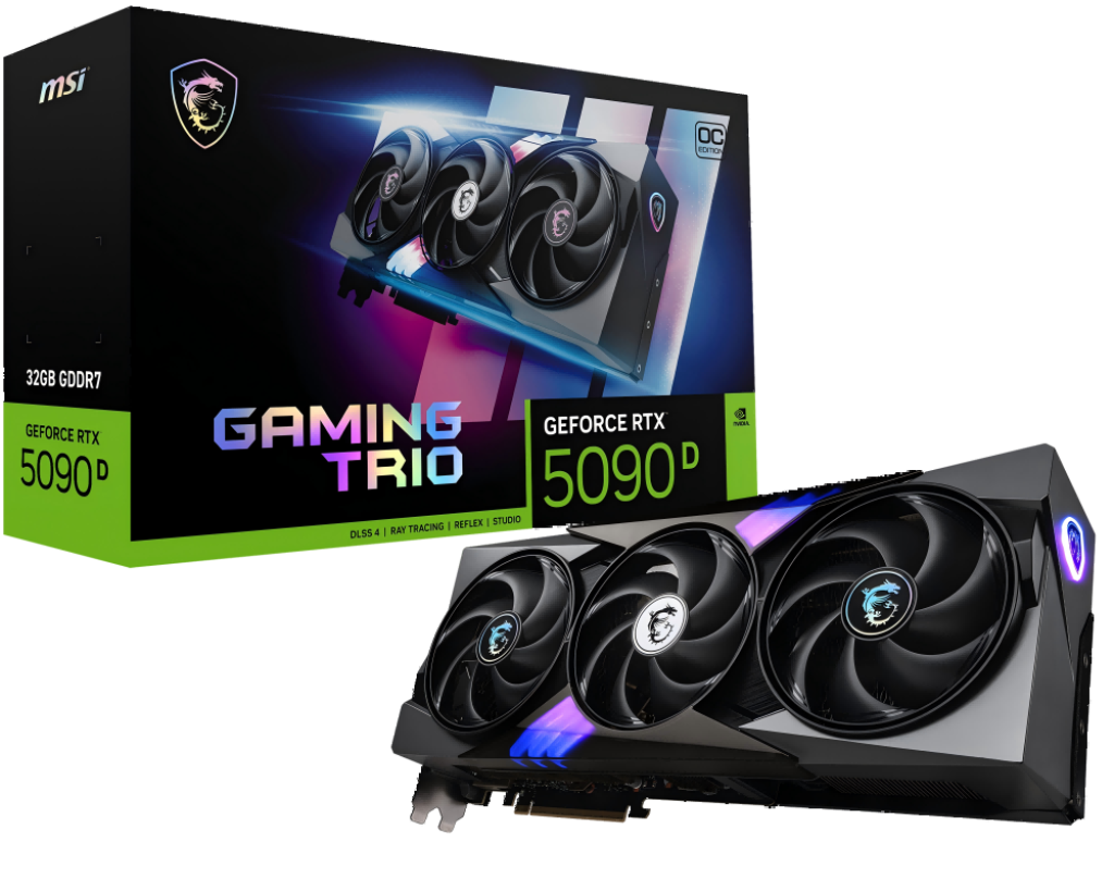 MSI 微星GeForce RTX 5090D 32GB GAMING TRIO OC 显示卡