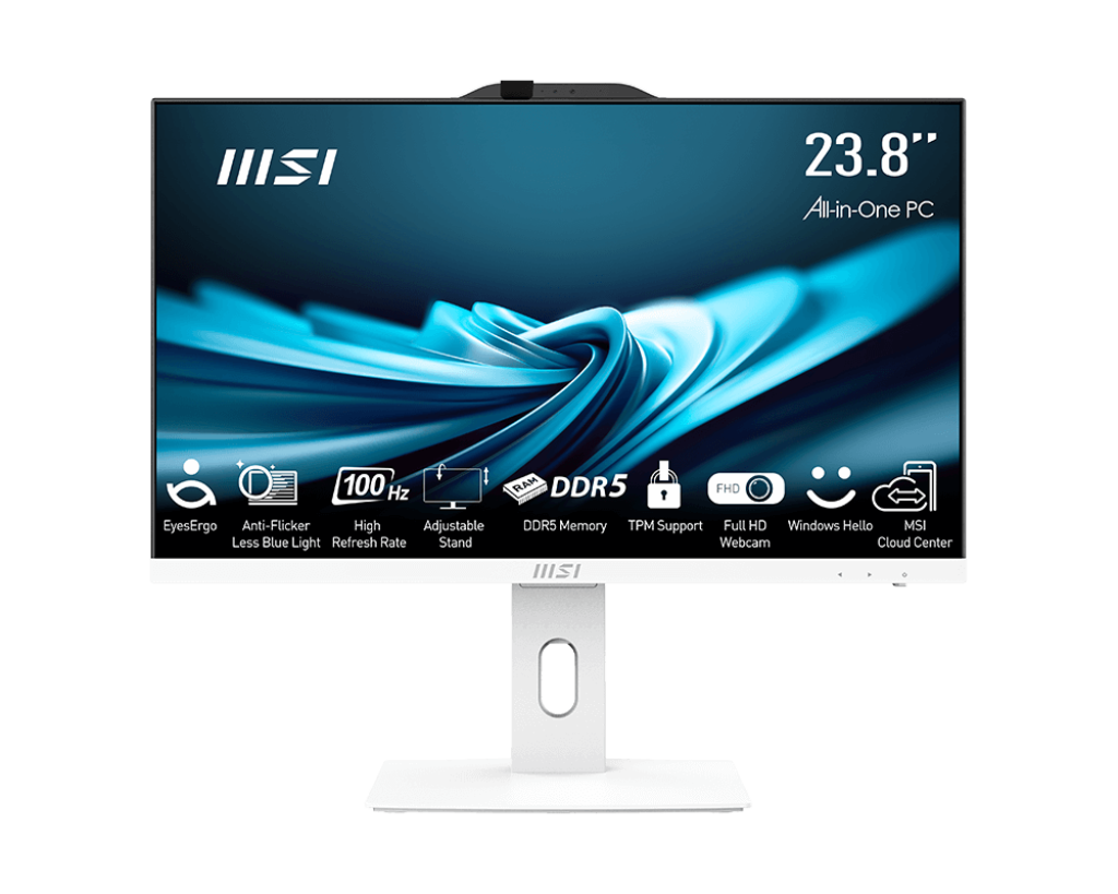 MSI 微星 PRO AP242P 14M 一體式電腦 24"FHD 14TH CPU 白色