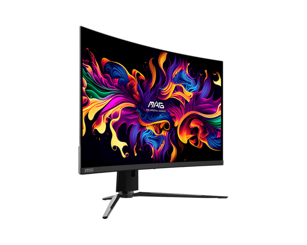 MSI 微星MAG 321CUP QD-OLED MONITOR 曲面电竞显示器4K UHD 165Hz QD OLED 0.03ms 10 bits Curved 1700R 