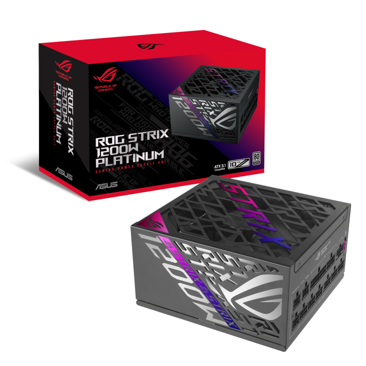 ASUS ROG STRIX 1200W 80Plus Platinum 铂金主机电源ATX 3.1 