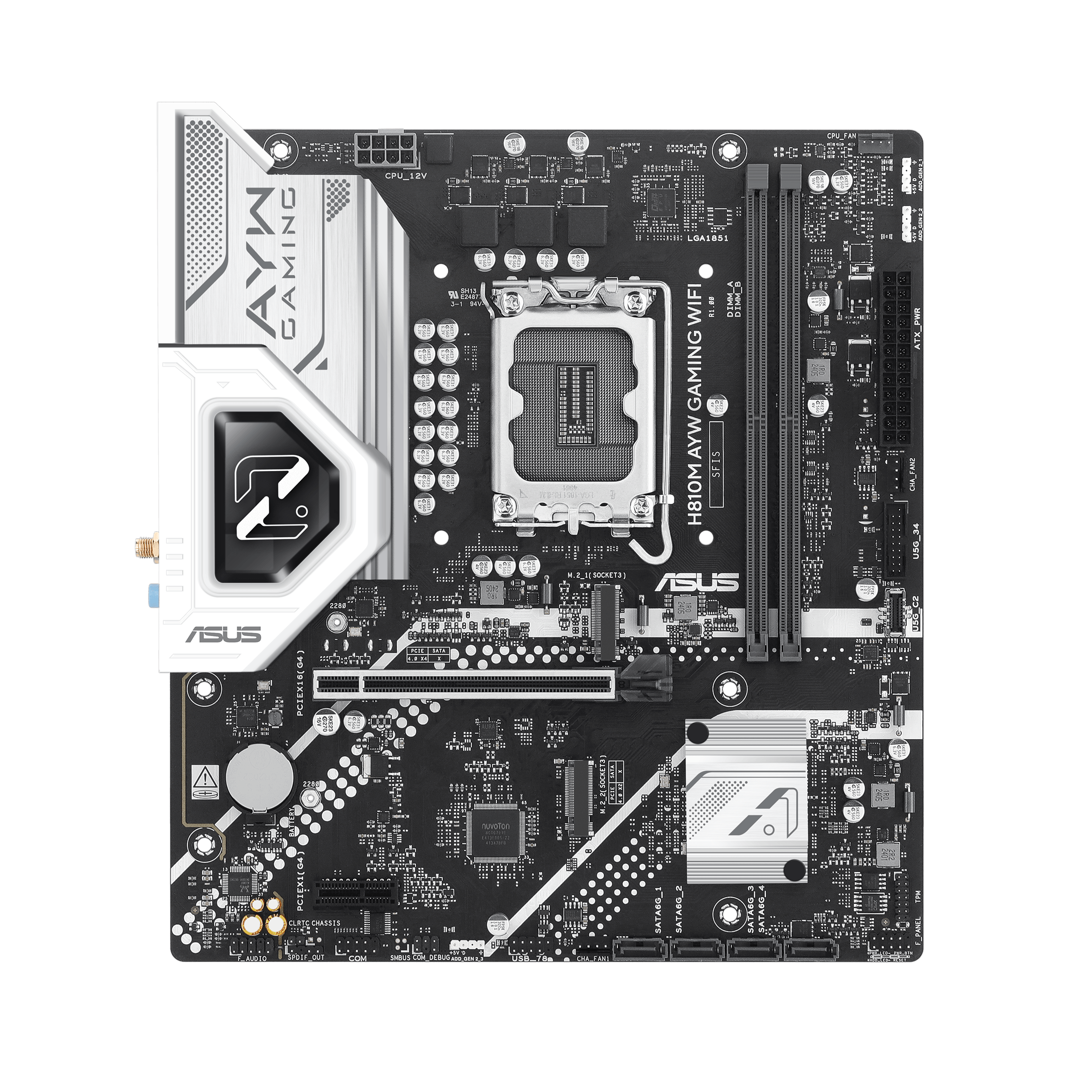 ASUS 华硕H810M AYW GAMING WIFI-CSM MATX 主机板