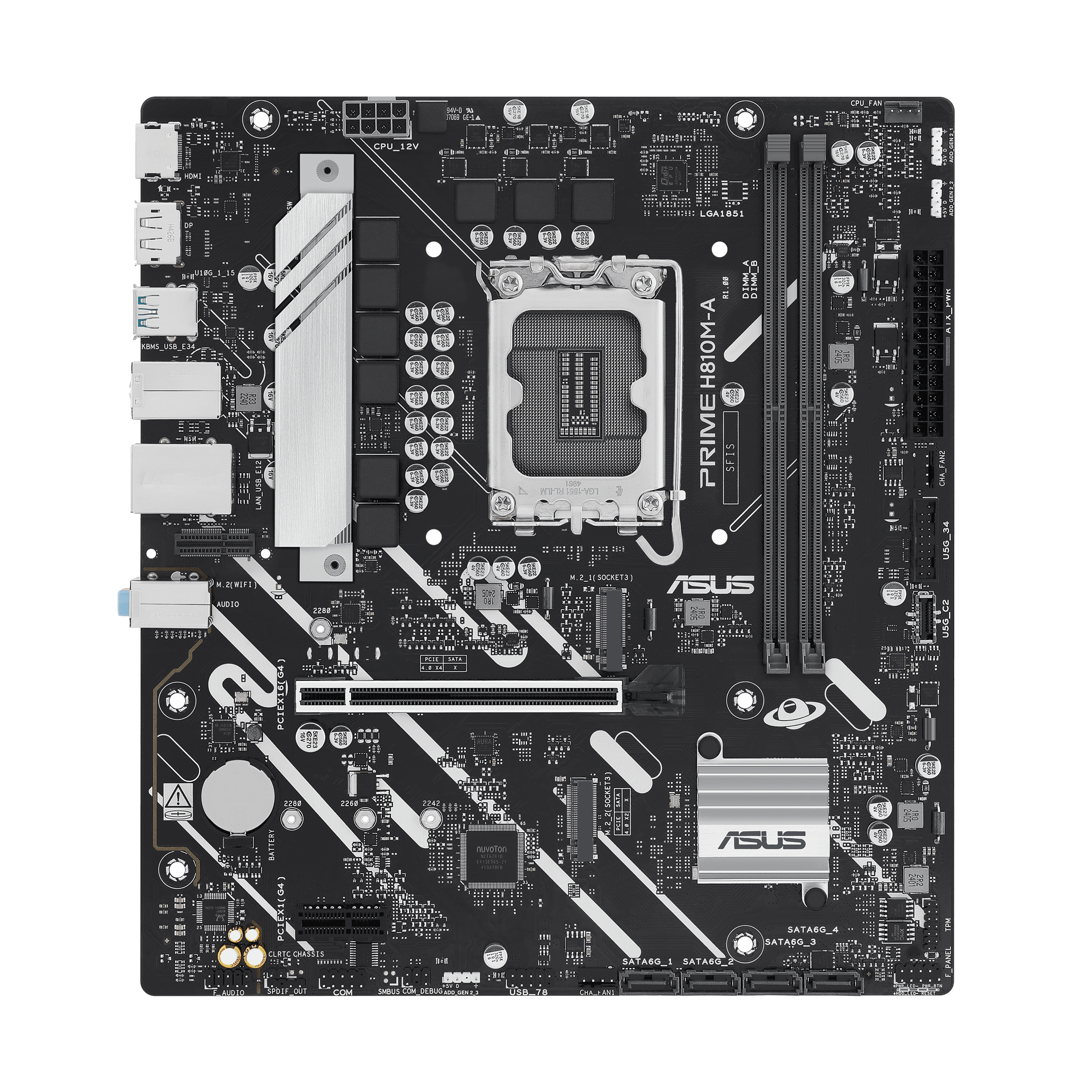 ASUS PRIME H810M-A-CSM MATX 主機板