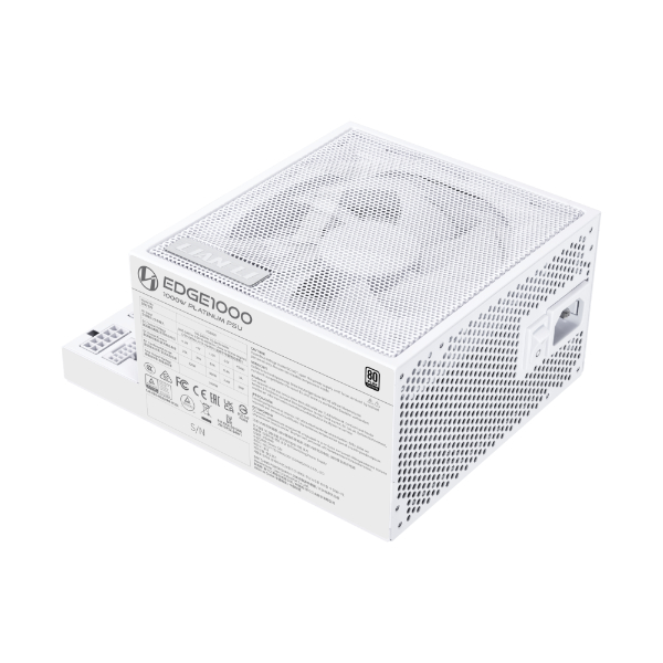 LIAN LI 联力EDGE 1300W 80Plus Platinum Fully Modular 铂金牌全模组主机电源黑/白ATX3.1 