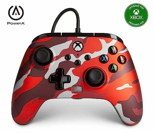 Microsoft Xbox PowerA ENWIRED CONTROLLER 有線控制器 (粉紅/藍/迷彩藍/迷彩紅/超音鼠)