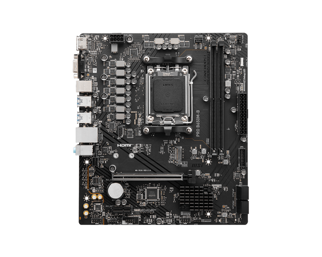 【電腦節限定】MSI 微星 PRO B650M-B Micro-ATX 主機板 (DDR5)