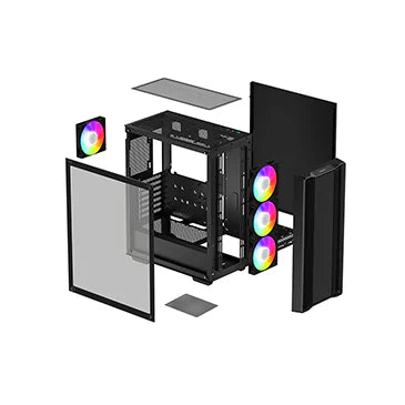 DEEPCOOL CC560 ARGB V2 ATX CASE 中塔机箱