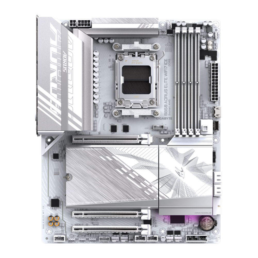 Gigabyte B850 AORUS ELITE WIFI7 ICE ATX 主機底板