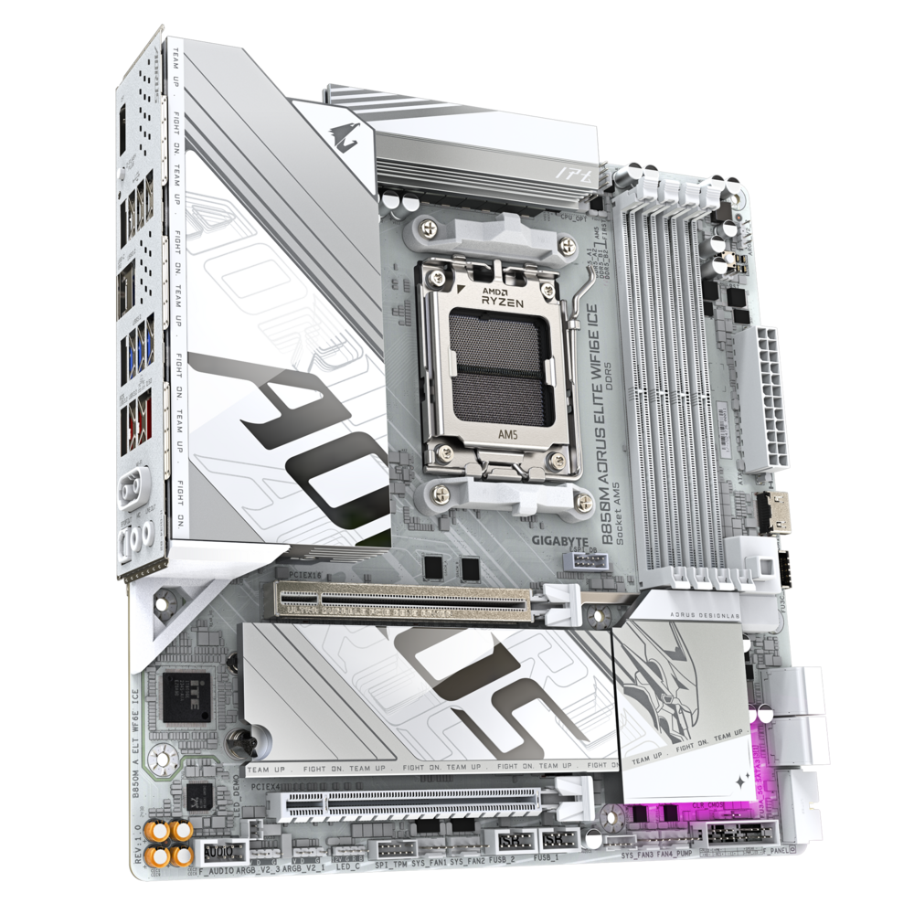 Gigabyte 技嘉 B850M AORUS ELITE WIFI6E ICE MATX 主機底板