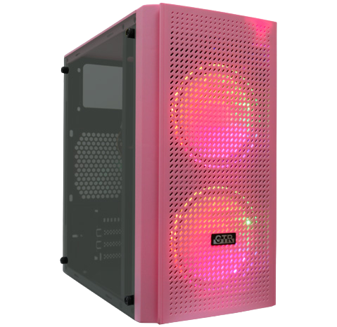 GTR M2 Micro-ATX 機箱 粉紅色