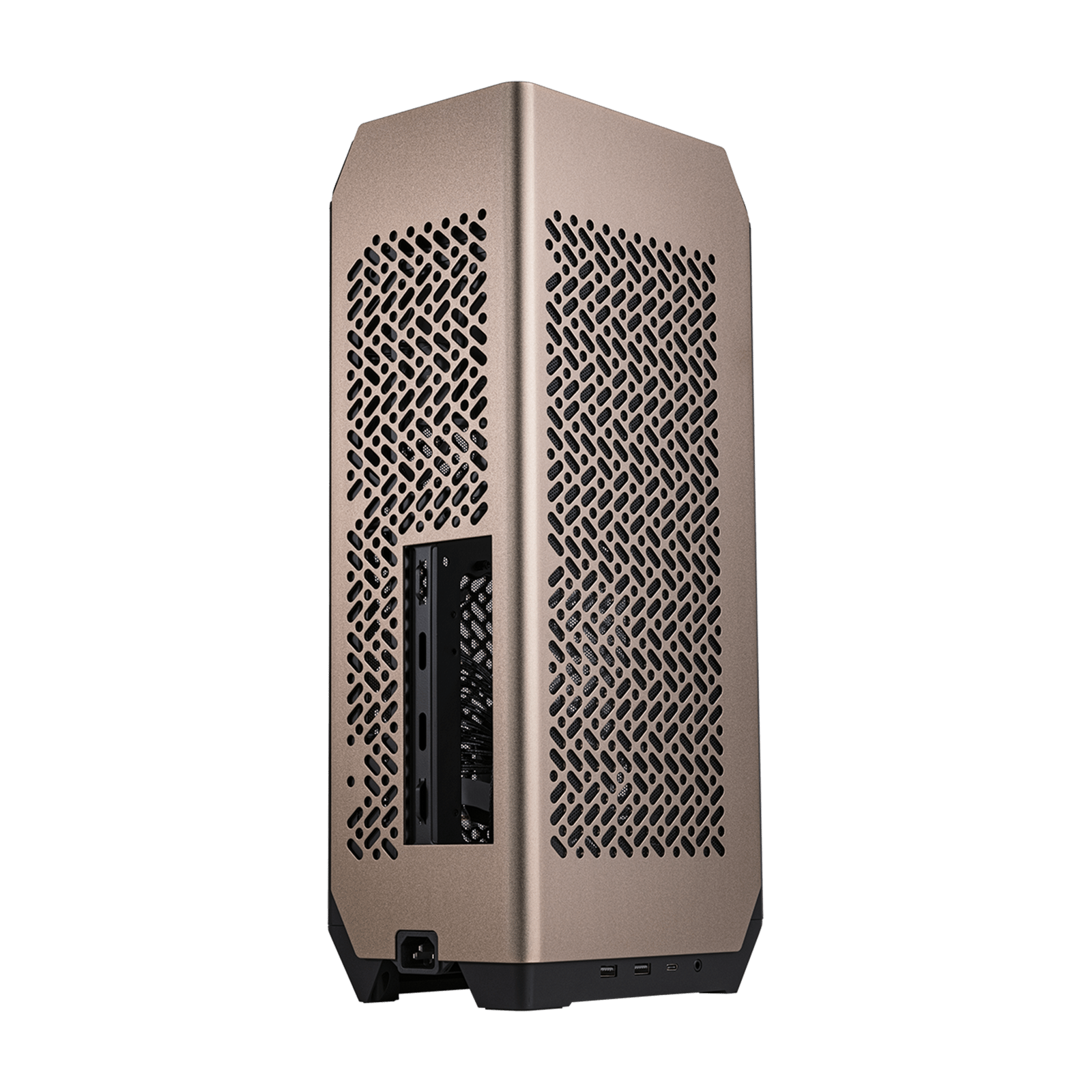 Cooler Master NCORE 100 MAX Mini-ITX Case 机箱深灰/ 铜包含120mm水冷&amp; 850w 金牌SFX 主机电源