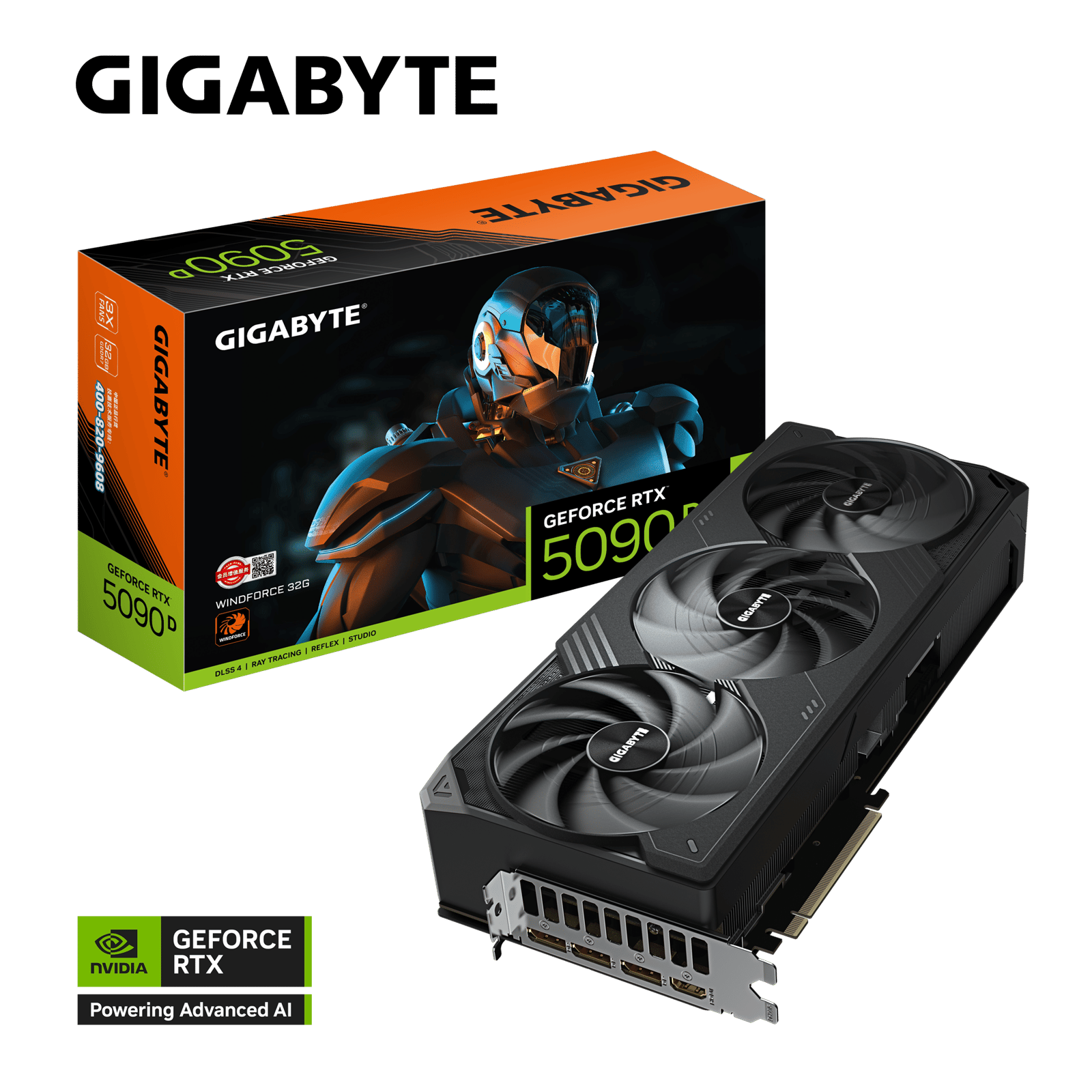 Gigabyte 技嘉GeForce RTX 5090 D WINDFORCE 32G 显示卡