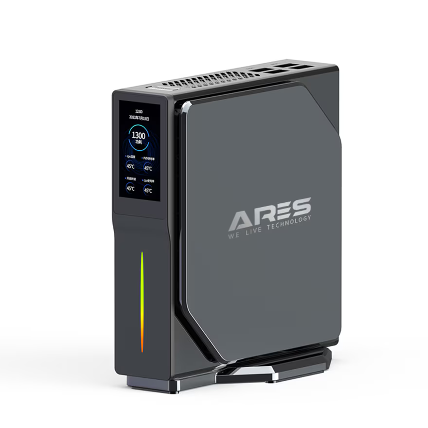 【全城熱賣】ARES Marbas Mini PC 迷你電腦 ( Intel N100 / 8GB DDR4 SO-DIMM / 256GB SSD / WiFi 6 / Windows 11 Pro)