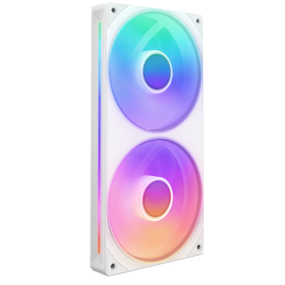 NZXT F240 RGB CORE 120mm 風扇 - 黑色 Black / 白色 White