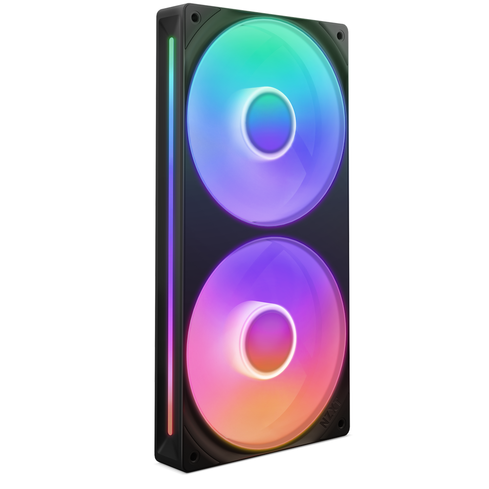 NZXT F240 RGB CORE 120mm 風扇 - 黑色 Black / 白色 White