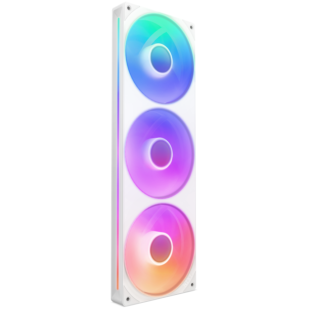 NZXT F360 RGB CORE 120mm 风扇- 黑色Black / 白色White 