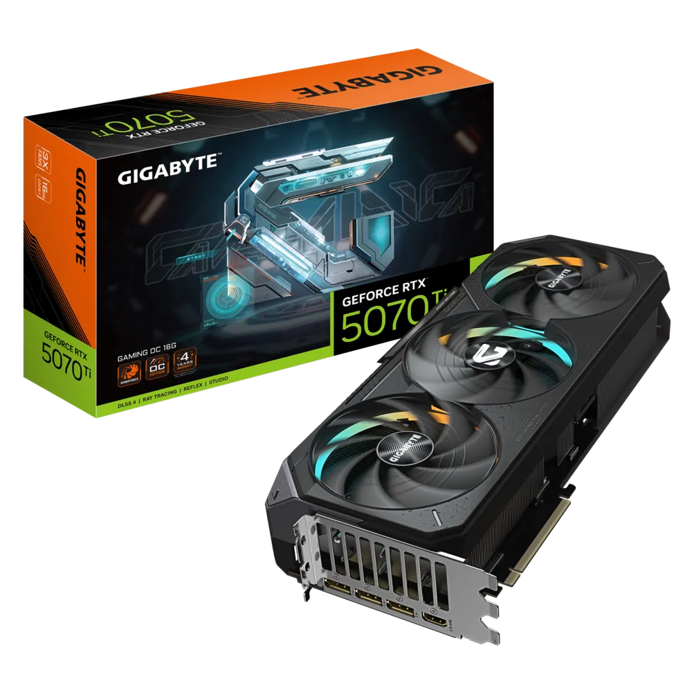 GIGABYTE 技喜 GeForce RTX 5070 Ti 16GB GAMING OC  顯示卡