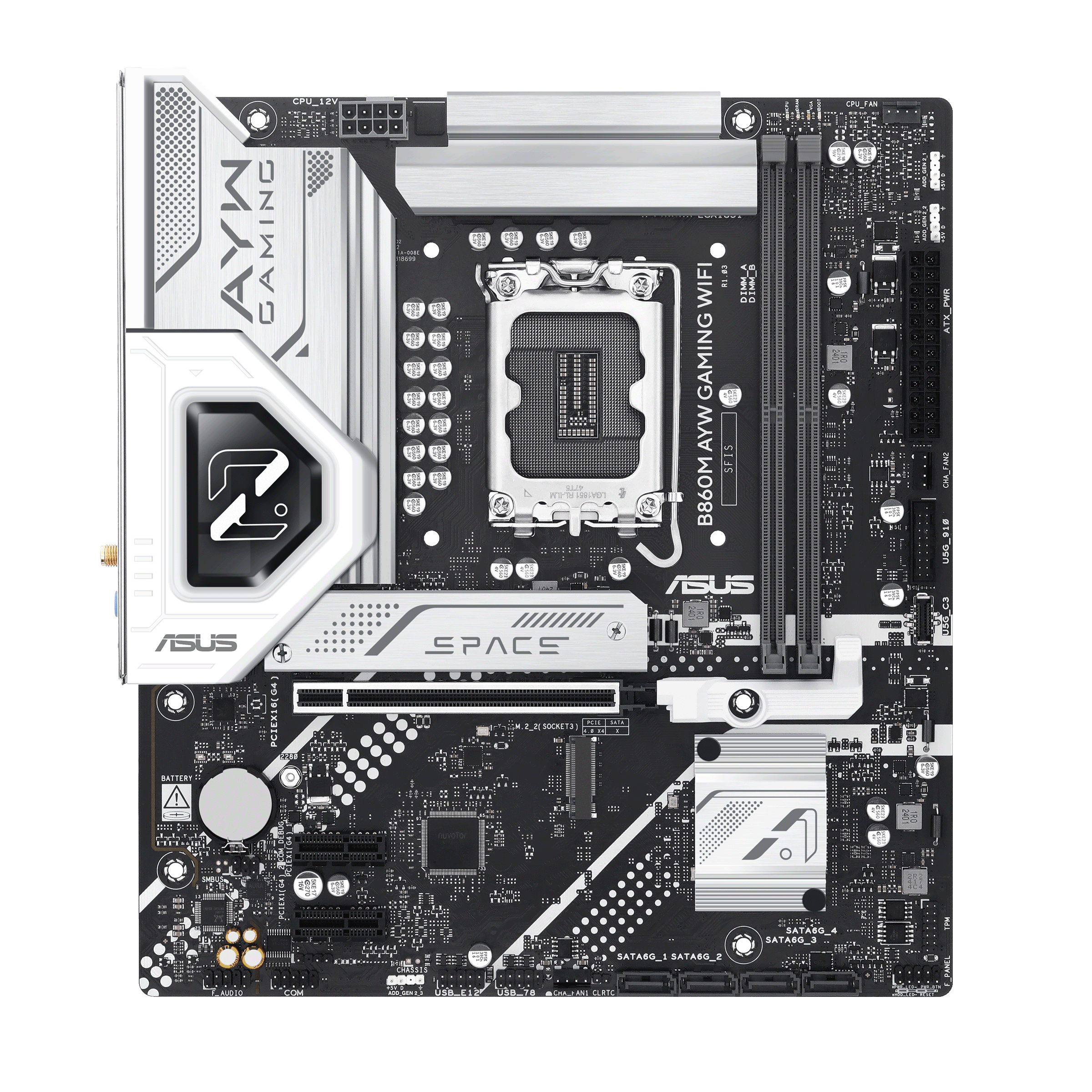 ASUS B860M-AYW GAMING WIFI MATX 主機板