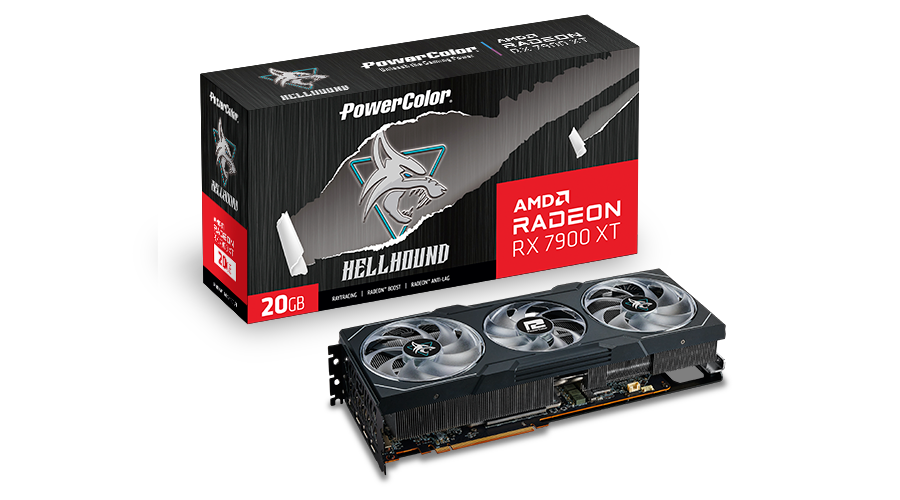 PowerColor Radeon RX 7900 XT Hellhound 20G OC 显示卡