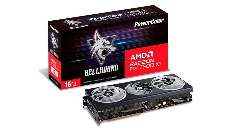 PowerColor Hellhound Radeon RX 7800 XT 16G OC 显示卡