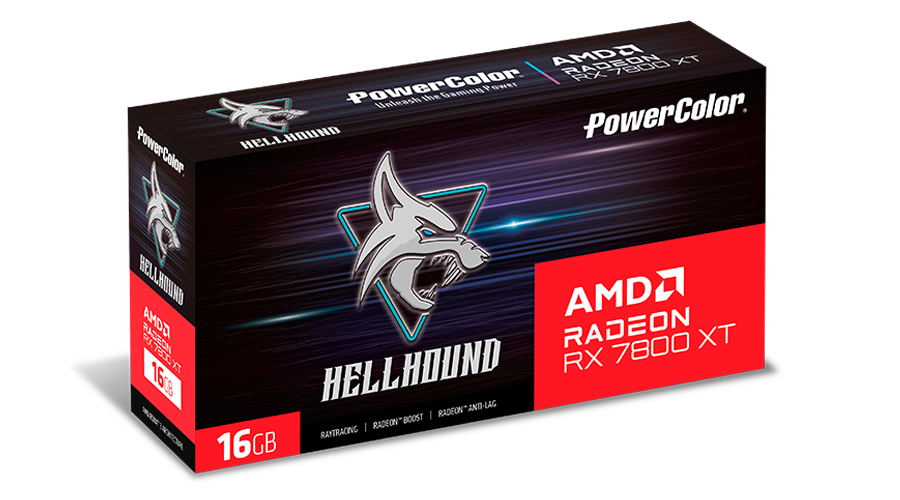 PowerColor Hellhound Radeon RX 7800 XT 16G OC 显示卡