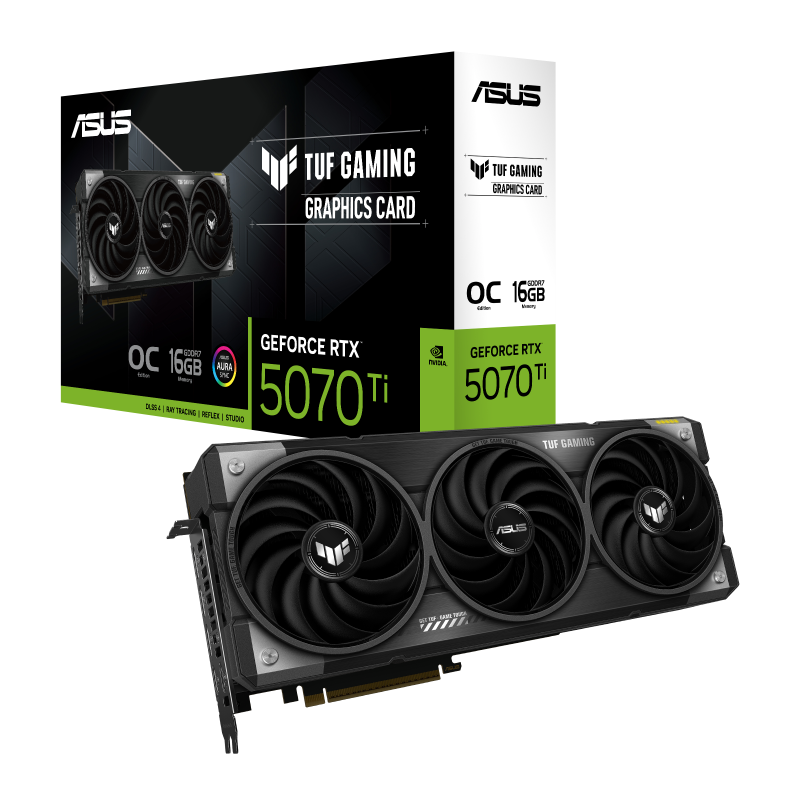 ASUS 华硕TUF GAMING GeForce RTX 5070 Ti 16GB GDDR7 OC 显示卡