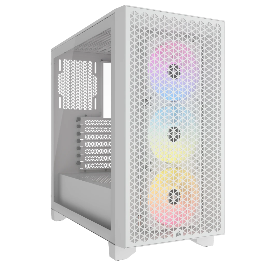 CORSAIR 3000D RGB Airflow ATX 中塔机箱强化玻璃