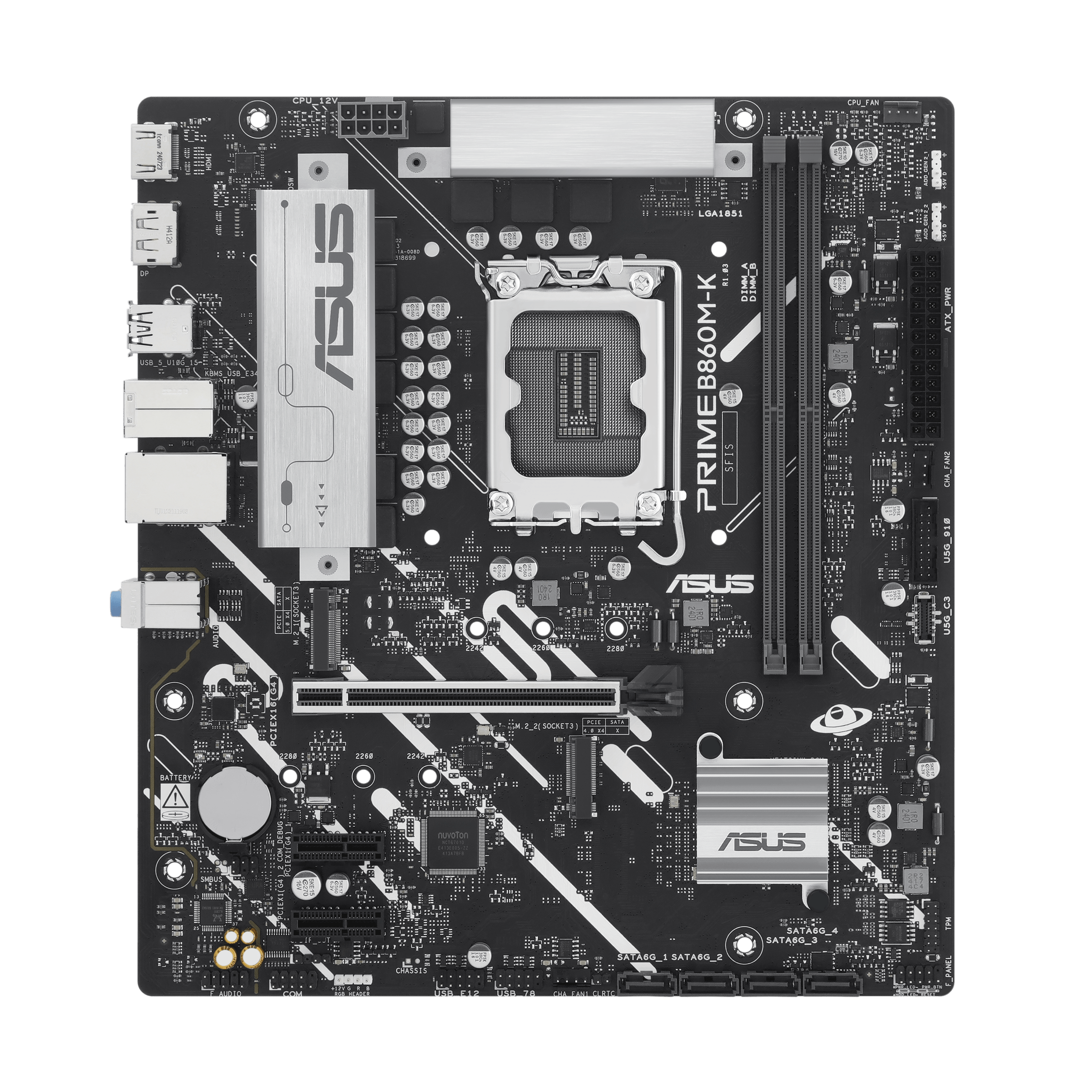 ASUS 华硕PRIME B860M-K-CSM MATX 主机板