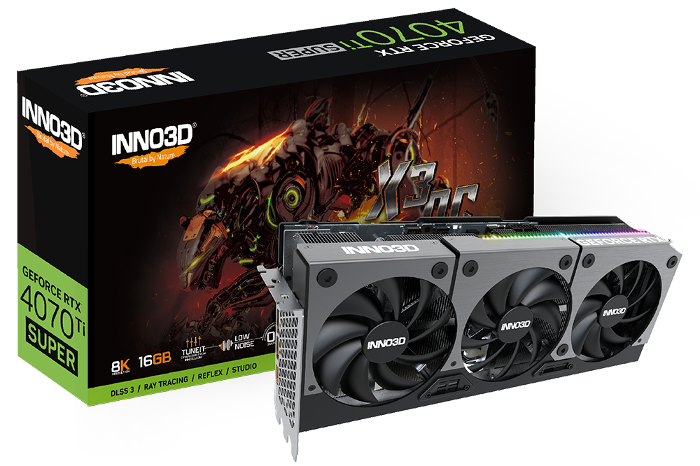 INNO3D GeForce RTX 4070 Ti SUPER  X3 顯示卡 16GB GDDR6X OC