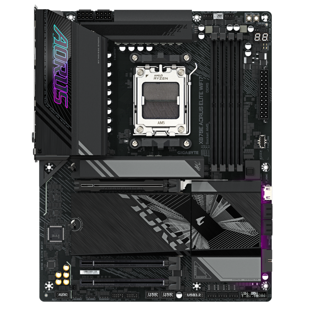 GIGABYTE 技嘉 X870E AORUS ELITE WIFI7 ATX 主機板 (DDR5)