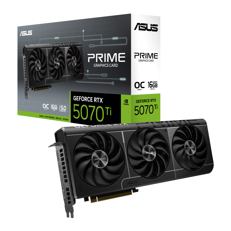 ASUS 华硕PRIME GeForce RTX 5070 TI 16GB GDDR7 OC 显示卡