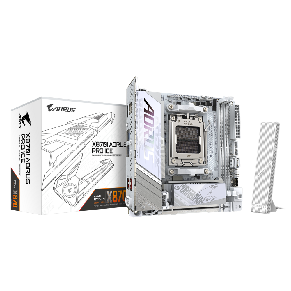 GIGABYTE 技嘉 X870I AORUS PRO ICE ITX 主機板 (DDR5)