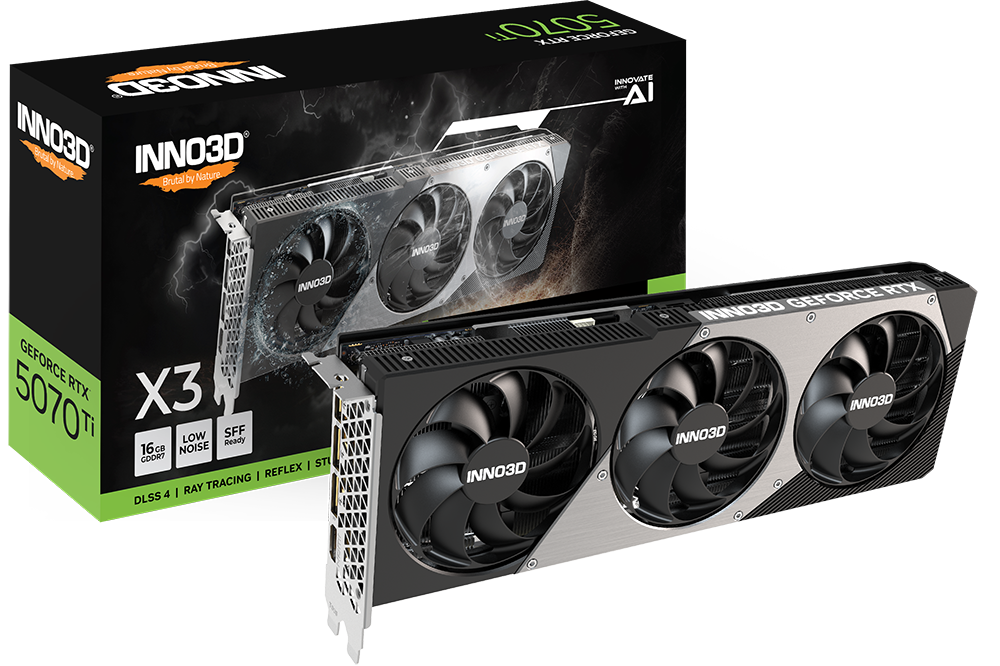 INNO3D GeForce RTX 5070 Ti X3 显示卡16GB GDDR7