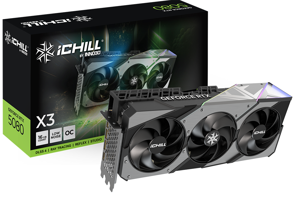 INNO3D GeForce RTX 5080 iCHILL X3 显示卡