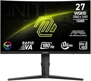 MSI 微星Optix MAG275CQRXF MONITOR 电竞显示器(27 吋2K 240Hz VA HDR G-Sync) -2560 x 1440 (WQHD)