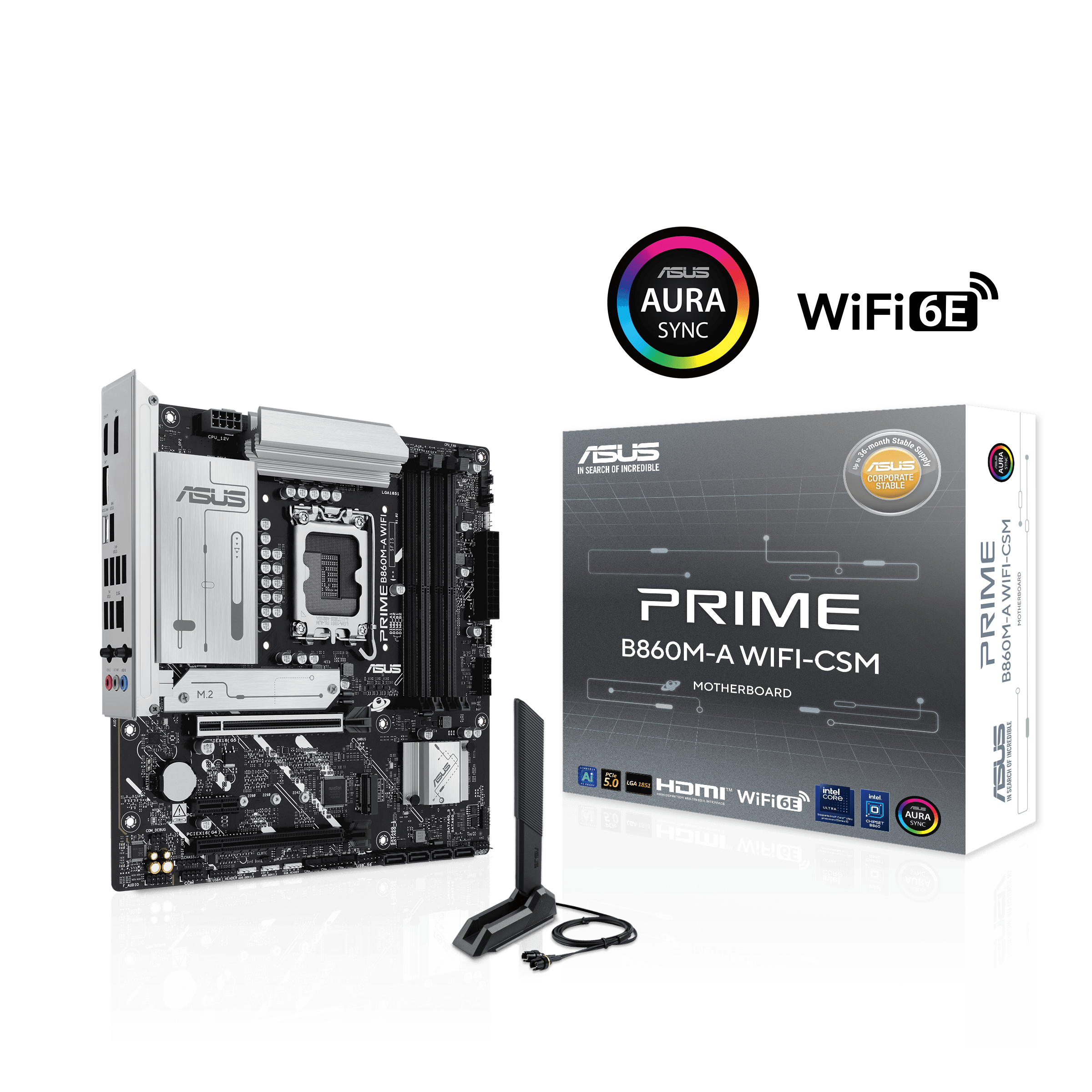 ASUS 华硕PRIME B860M-A WIFI-CSM MATX 主机板